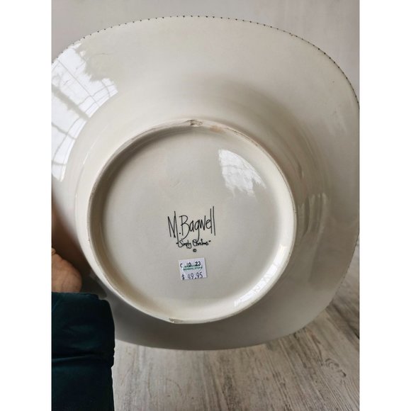 M bagwell simply Xmas tree centerpiece bowl serving large decor - Picture 7 of 7